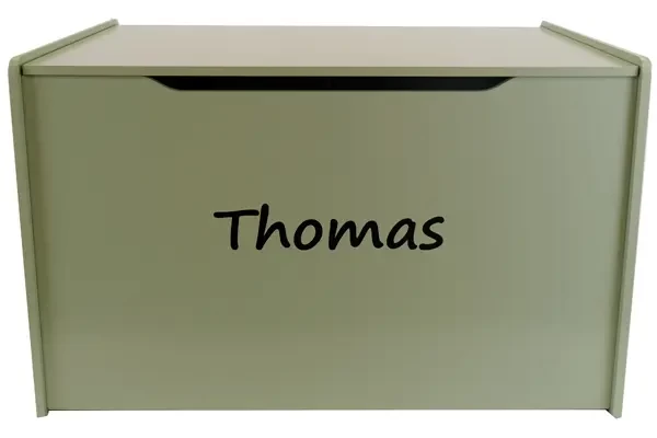 Optioneel: zwarte naamsticker