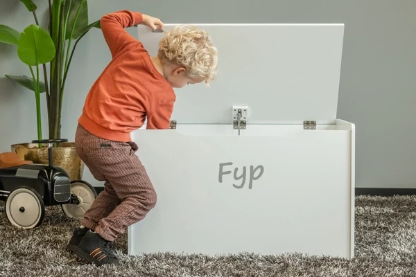 Optioneel: grijze naamsticker