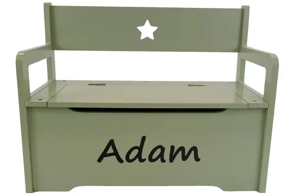 Optioneel: zwarte naamsticker