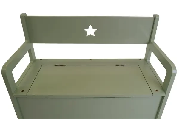 Bankje om op te zitten en in op te bergen