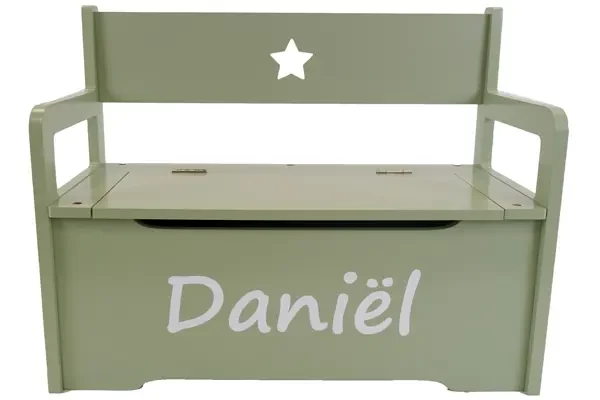 Optioneel: witte naamsticker