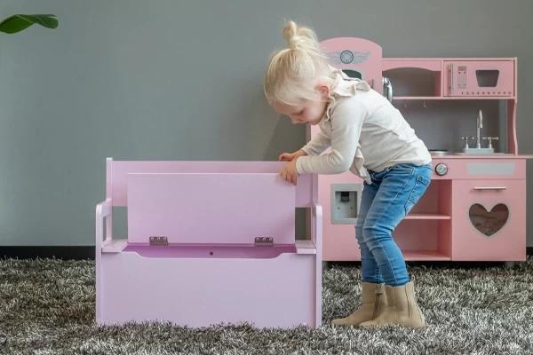 Opbergruimte: 57x22x20 cm