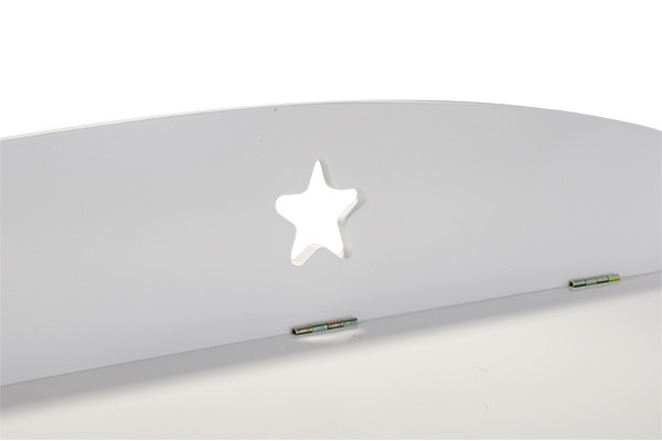 Decoratieve uitsnede van een ster.