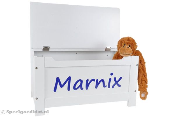 Personaliseer je speelgoedkist.